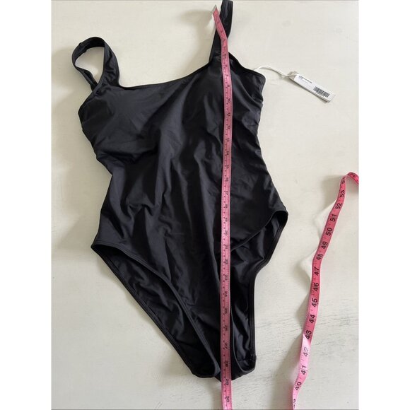 NWT Everlane ReNew Womens Square Neck One Piece Swimsuit Medium Padded Black - Picture 8 of 14